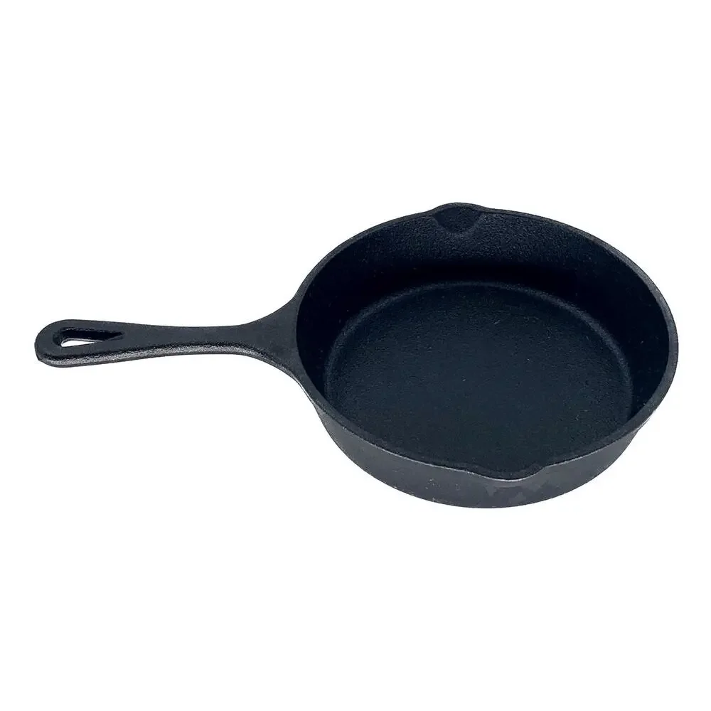 9 Inch Cast Iron Skillet Choice Black Small Seasoned Personal Frying Pan Mini